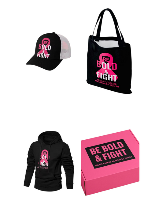 Be Bold & Fight Awareness Box Strength. Hope. Boldness.