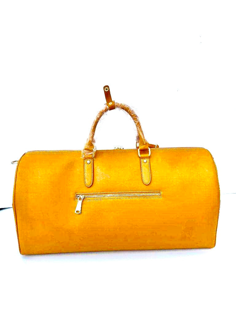 Custom Leather Duffle Bag