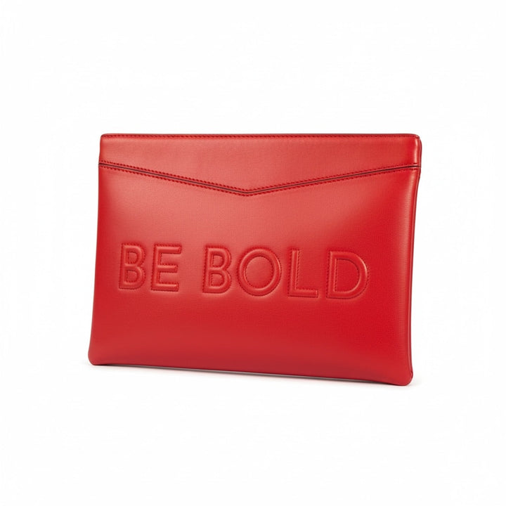 Be Bold Red Luxe Wristlet