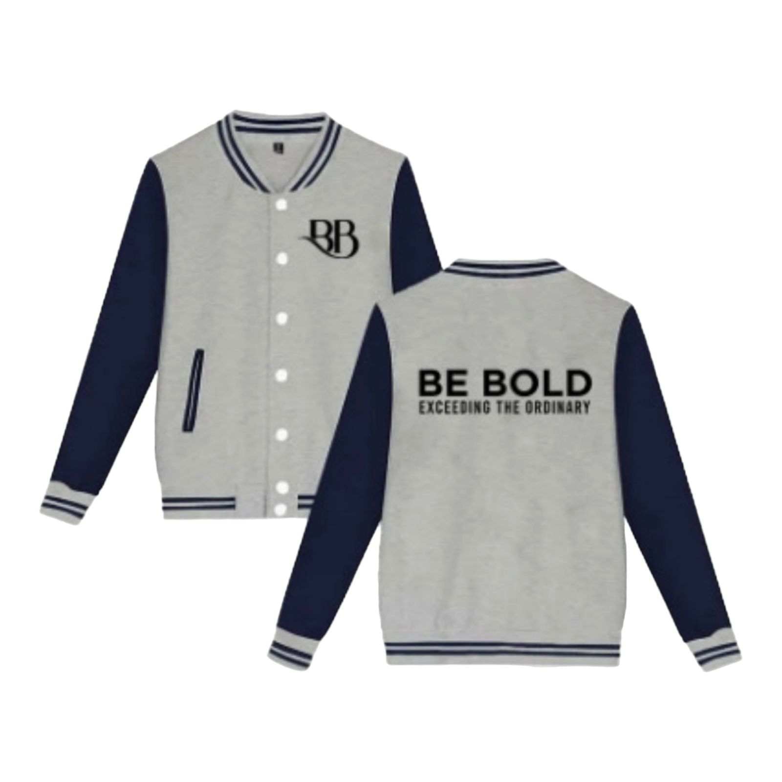 Bold Polyester Varsity Jacket