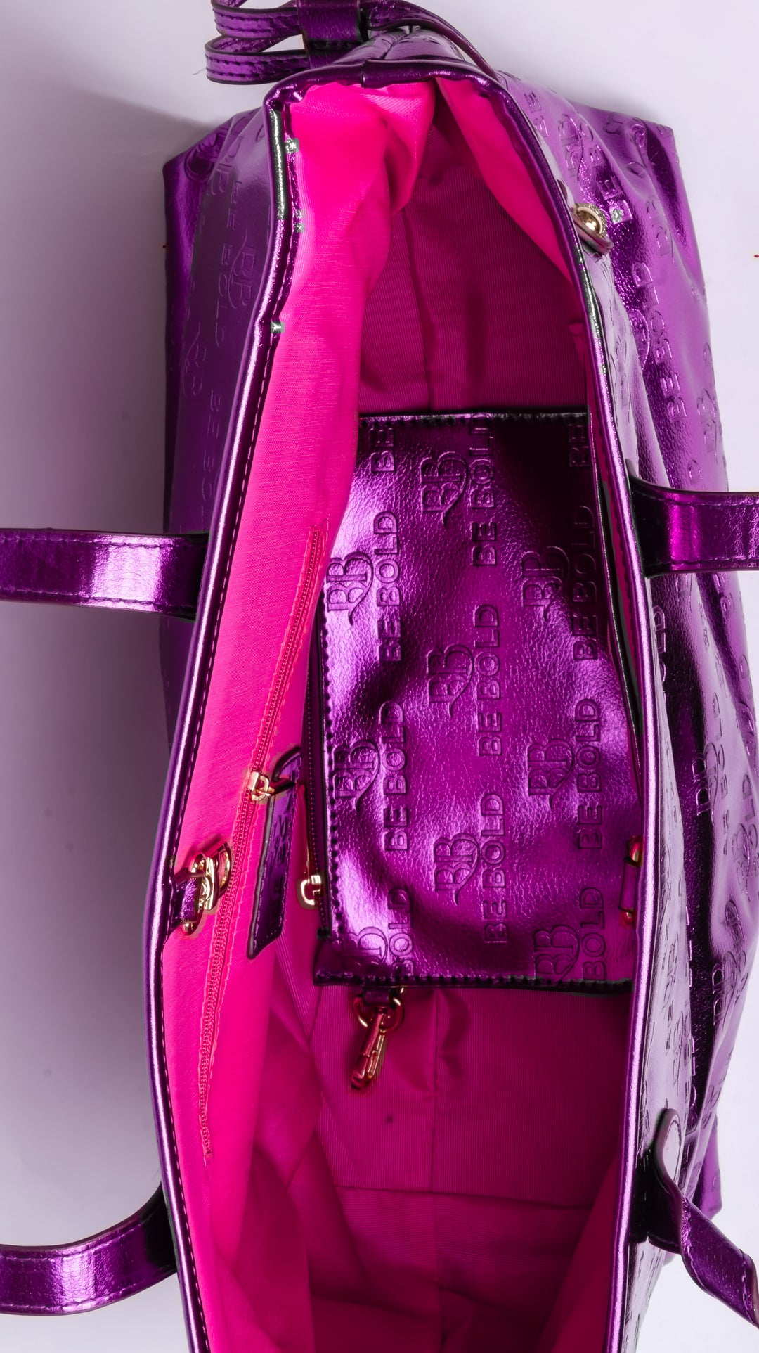Be Bold Royal Purple Luxe Duffel