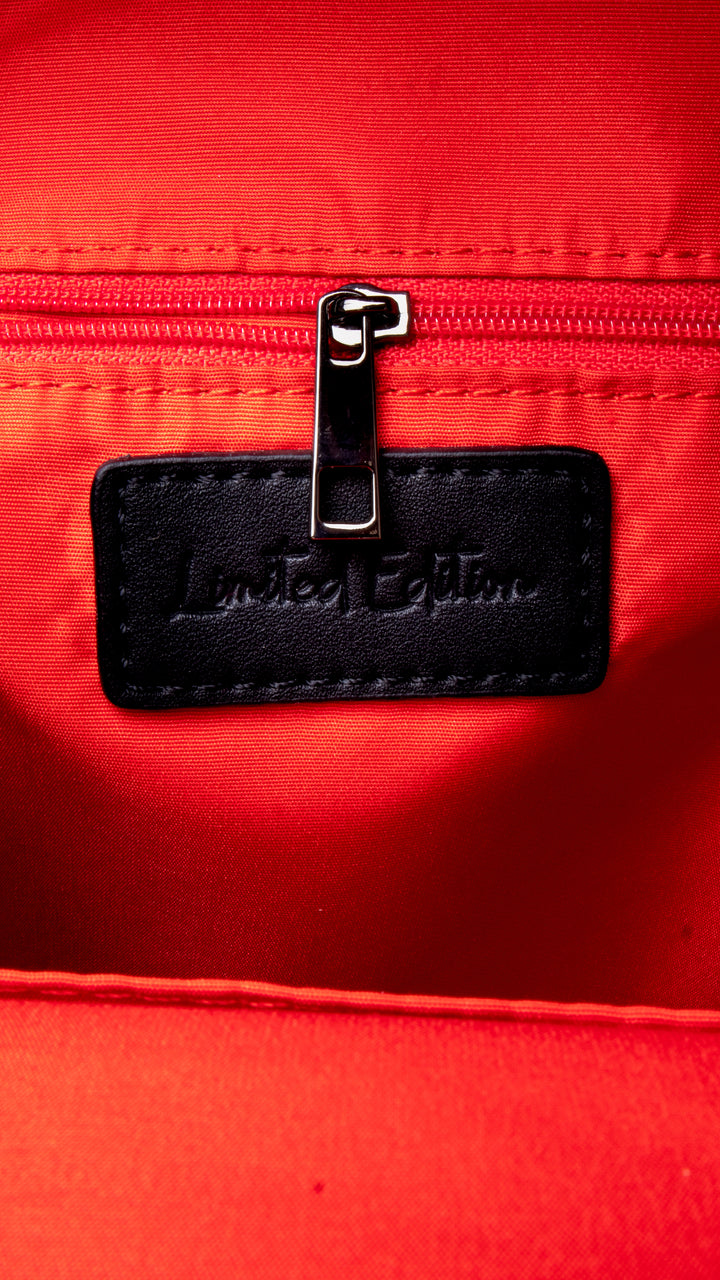 The Be Bold Black Luxe Crossbody Backpack